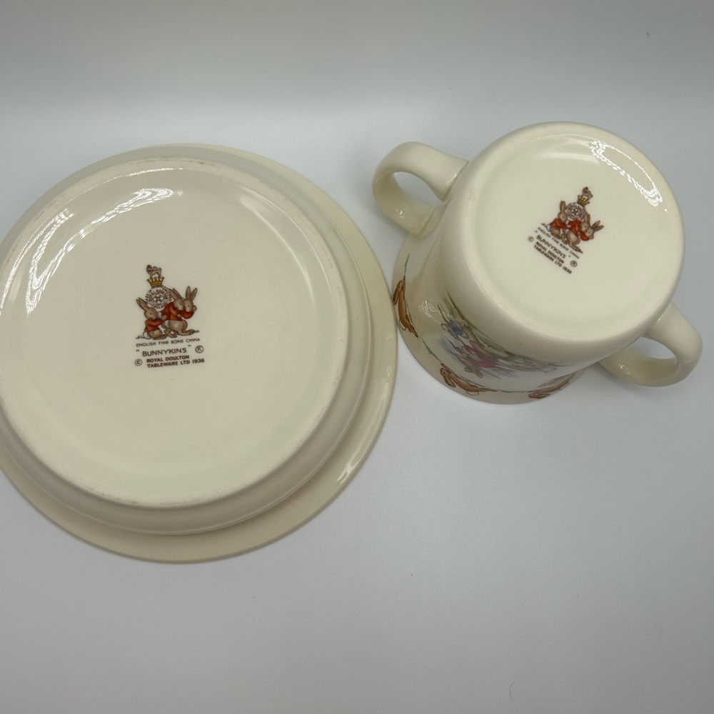 Royal Doulton Bunnykins 2 Piece Set - Picture 11 of 11